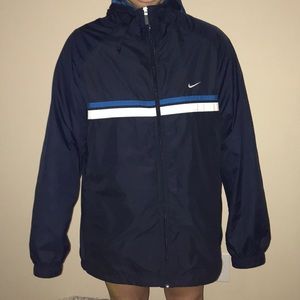 Nike Blue Hooded Windbreaker